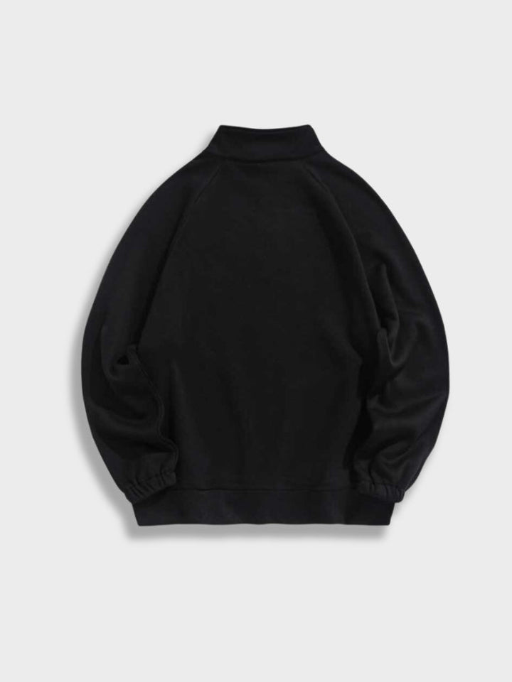 Men's Half-Zip Sweater - Logan-Black-XS-State of Style