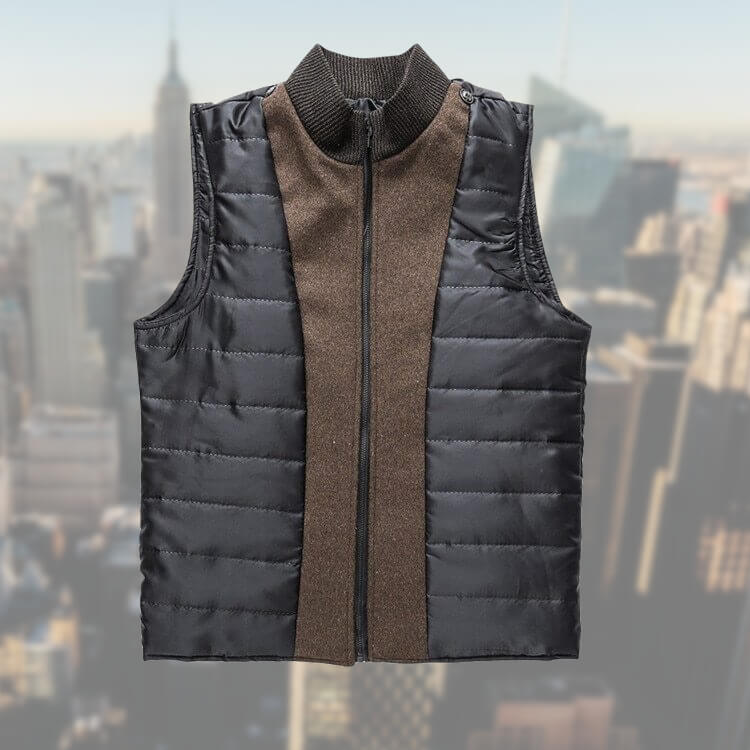 Men's Jacket with Detachable Vest - Lucas-Brown-S-State of Style