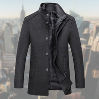 Men's Jacket with Detachable Vest - Lucas-Grey-S-State of Style