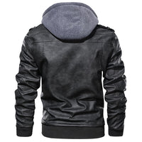 Men's learning jacket with detachable hood - Ryder-Brown-S-State of Style