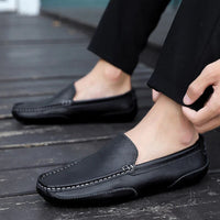 Men's Leather Loafers – Damiano-Black-2-6-State of Style