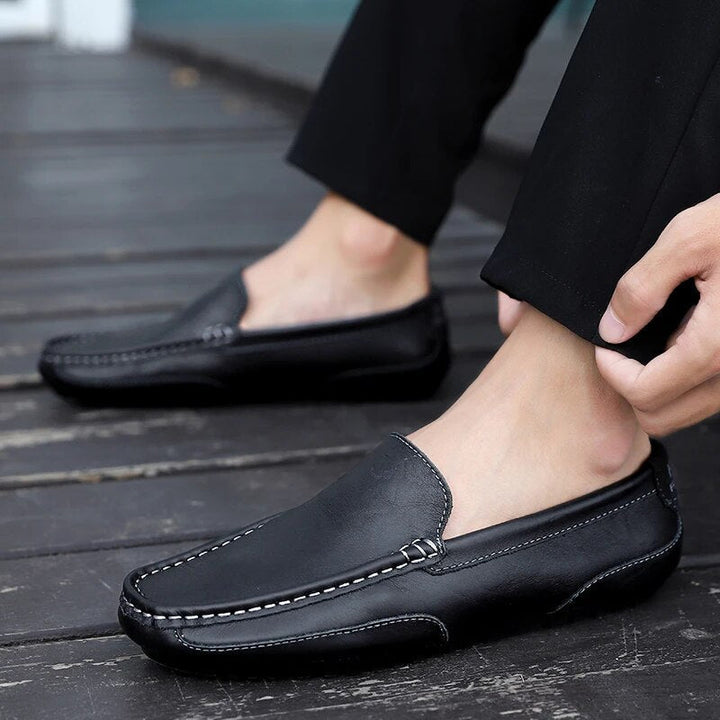 Men's Leather Loafers – Damiano-Black-2-6-State of Style
