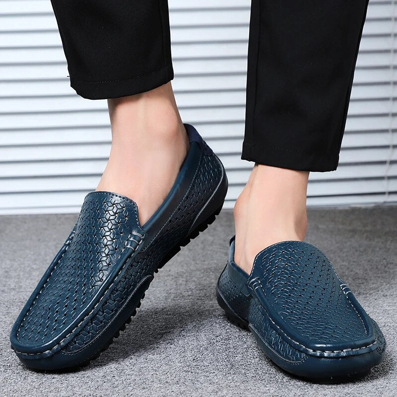 Men's Leather Loafers – Damiano-Blue-1-6-State of Style