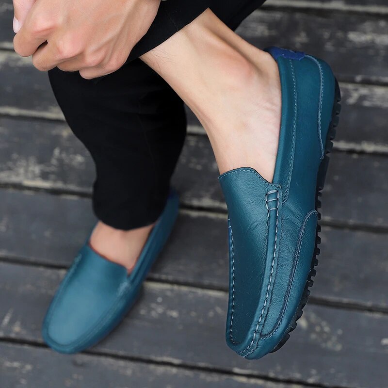 Men's Leather Loafers – Damiano-Blue-1-6-State of Style