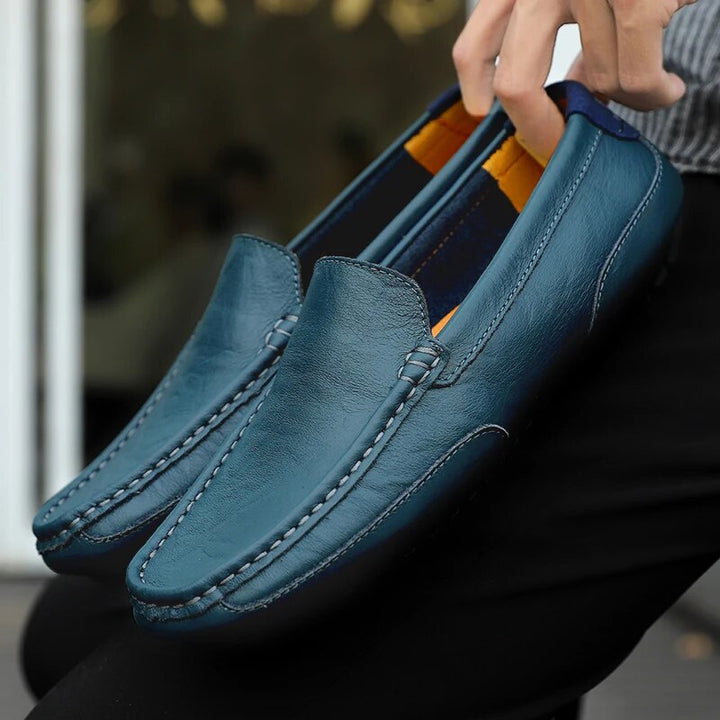 Men's Leather Loafers – Damiano-Blue-1-6-State of Style