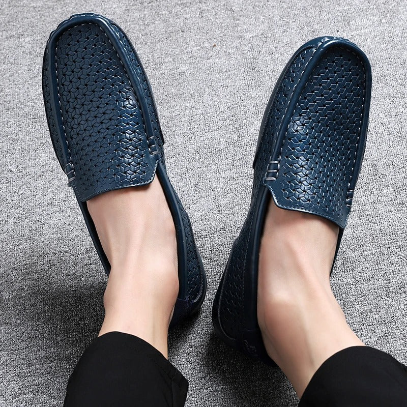 Men's Leather Loafers – Damiano-Blue-1-6-State of Style