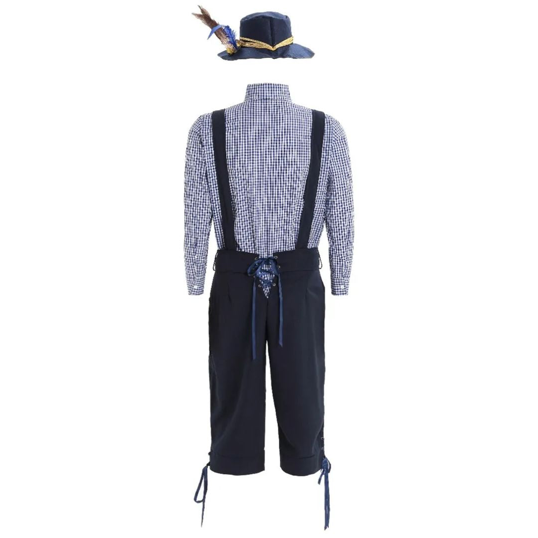 Men’s Lederhosen Elias – Authentic Bavarian Oktoberfest Costume-M-State of Style