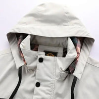 Men's Lightweight Windbreaker Jacket | Breathable & Water-Resistant-White-S-State of Style