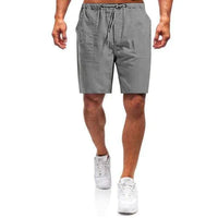 Men's linen shorts – Nils-Black-S-State of Style