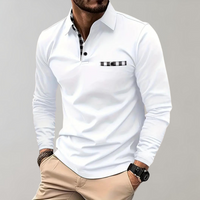 Men's Long Sleeve T-shirt - Finn-White-S-State of Style