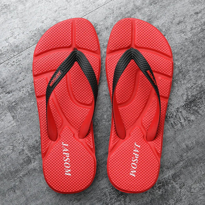 Men's Massage Flip Flops - Atlas-Black-6.0-State of Style