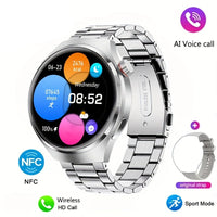 Men's NFC Smartwatch - Orion-Matte Silver-State of Style