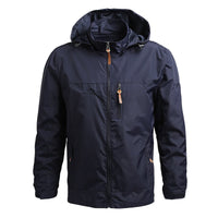 Men's Outdoor Jacket with Hood - Maximus-Blue-S-State of Style
