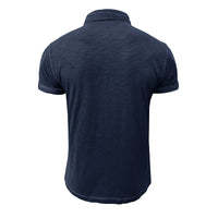 Men's Polo Shirt made of Soft Cotton – Matteo-Light blue-S-State of Style
