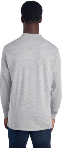 Men's Polo with Long Sleeves - Mark-Black-S-State of Style