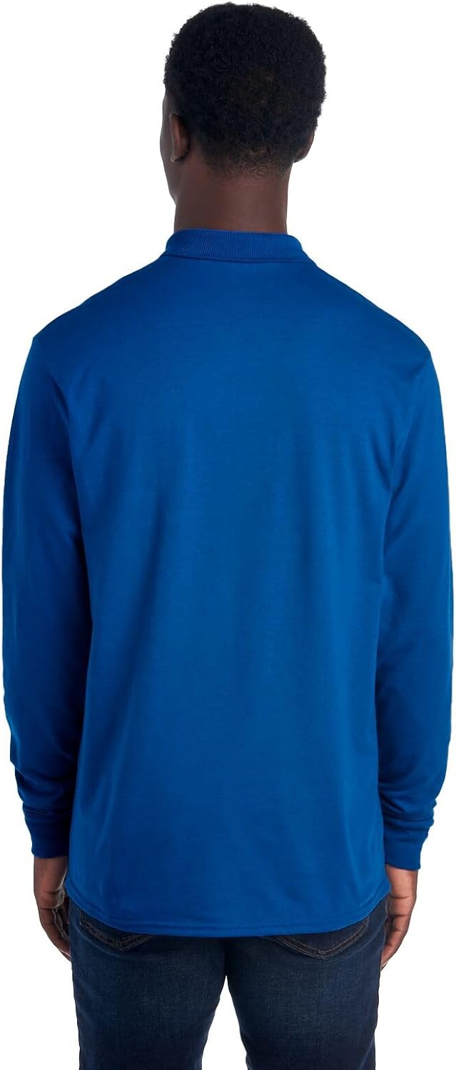 Men's Polo with Long Sleeves - Mark-Black-S-State of Style