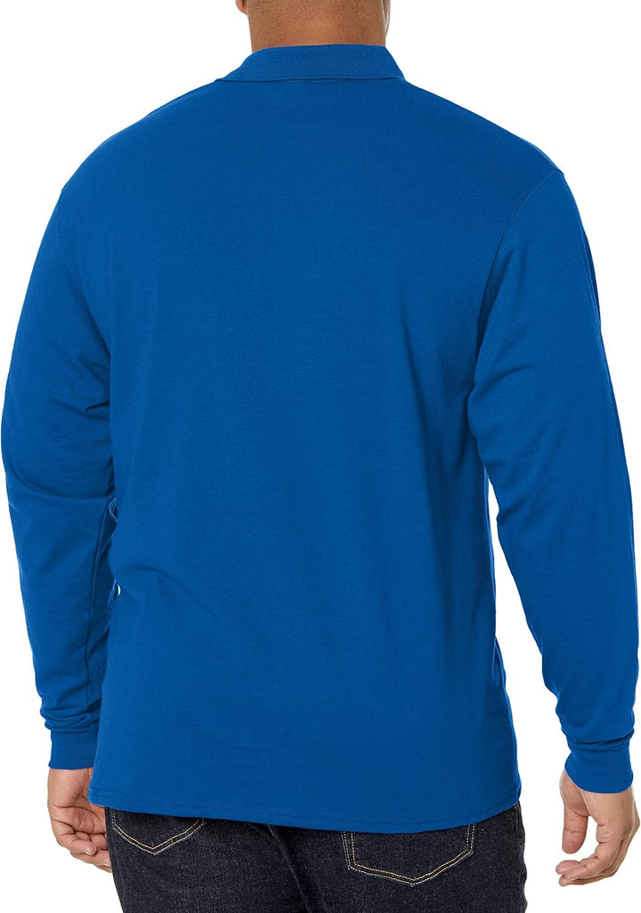 Men's Polo with Long Sleeves - Mark-Black-S-State of Style