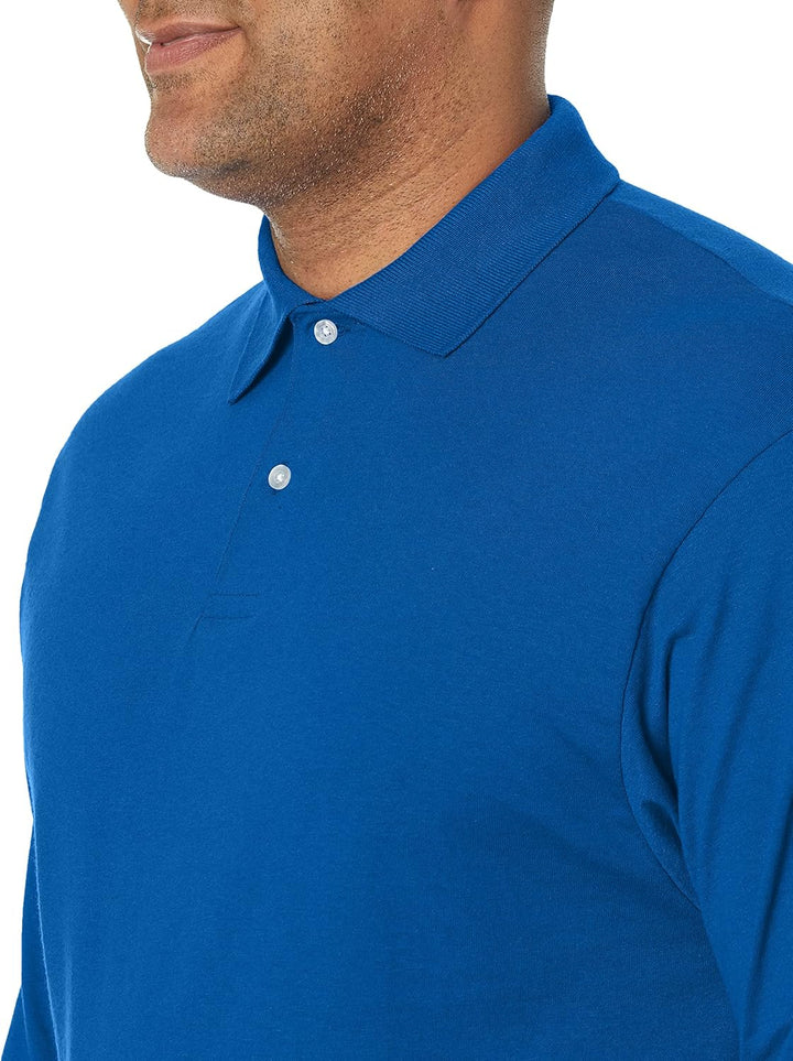 Men's Polo with Long Sleeves - Mark-Black-S-State of Style