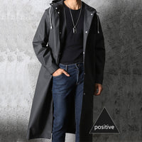 Men’s Rain Jacket with Hood - Nimbus-Black-M-State of Style