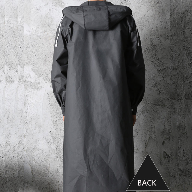 Men’s Rain Jacket with Hood - Nimbus-Black-M-State of Style