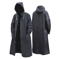 Men’s Rain Jacket with Hood - Nimbus-Black-M-State of Style