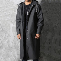 Men’s Rain Jacket with Hood - Nimbus-Black-M-State of Style