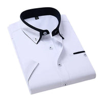 Men's Short Sleeve Shirt - Victor-White-M-State of Style