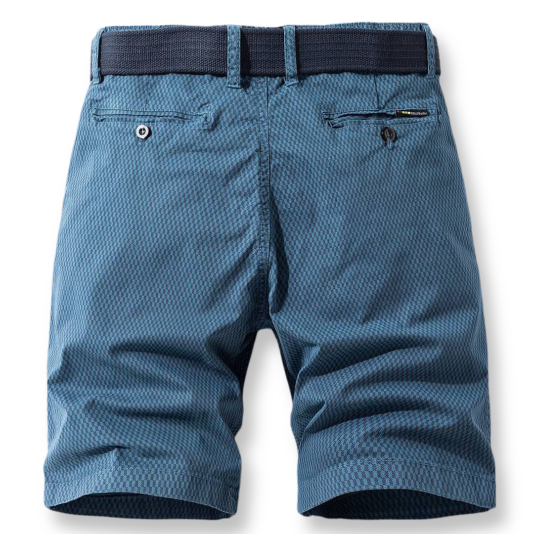 Men's Shorts with Adjustable Waist - ComfyFlex-Dark Blue-S-State of Style