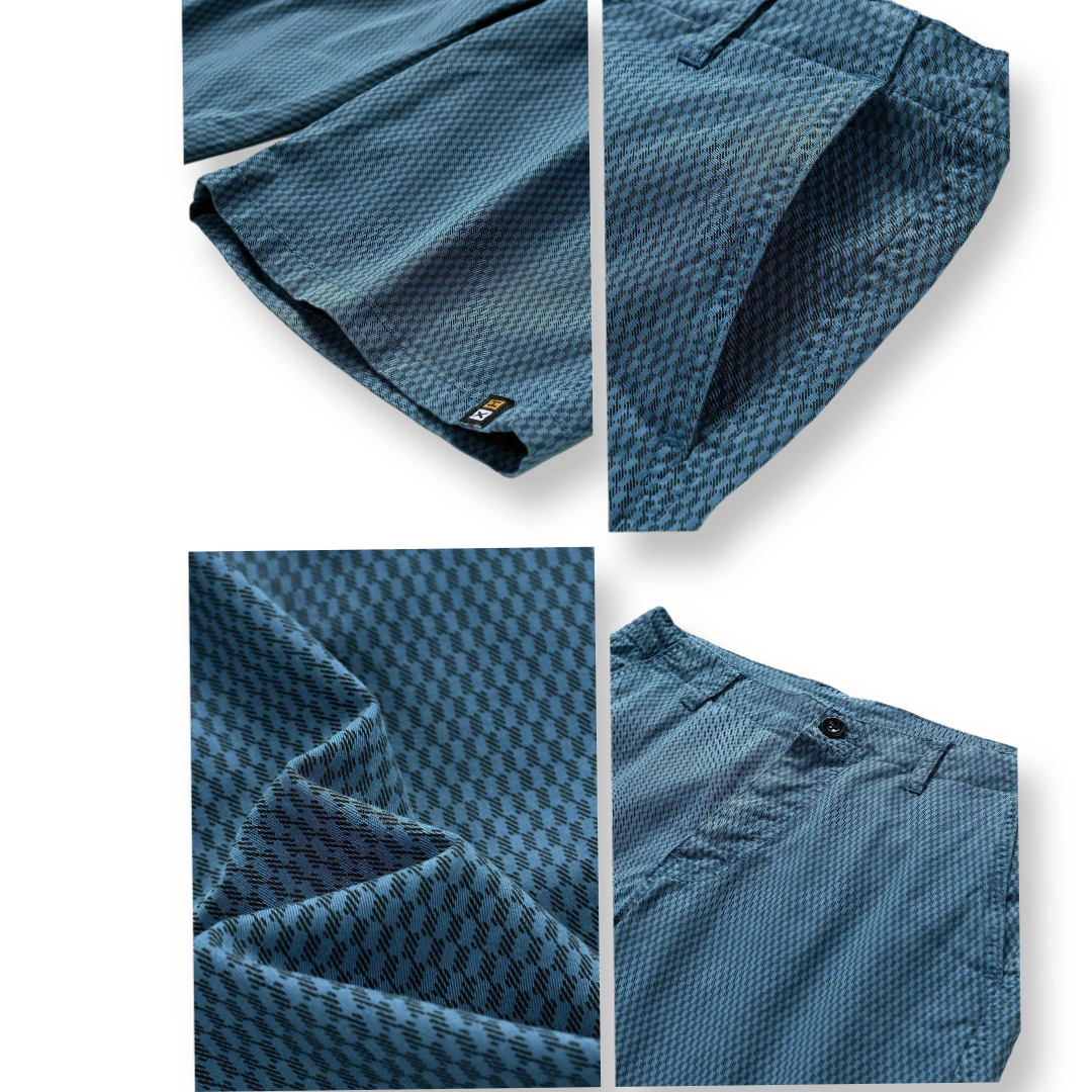 Men's Shorts with Adjustable Waist - ComfyFlex-Dark Blue-S-State of Style