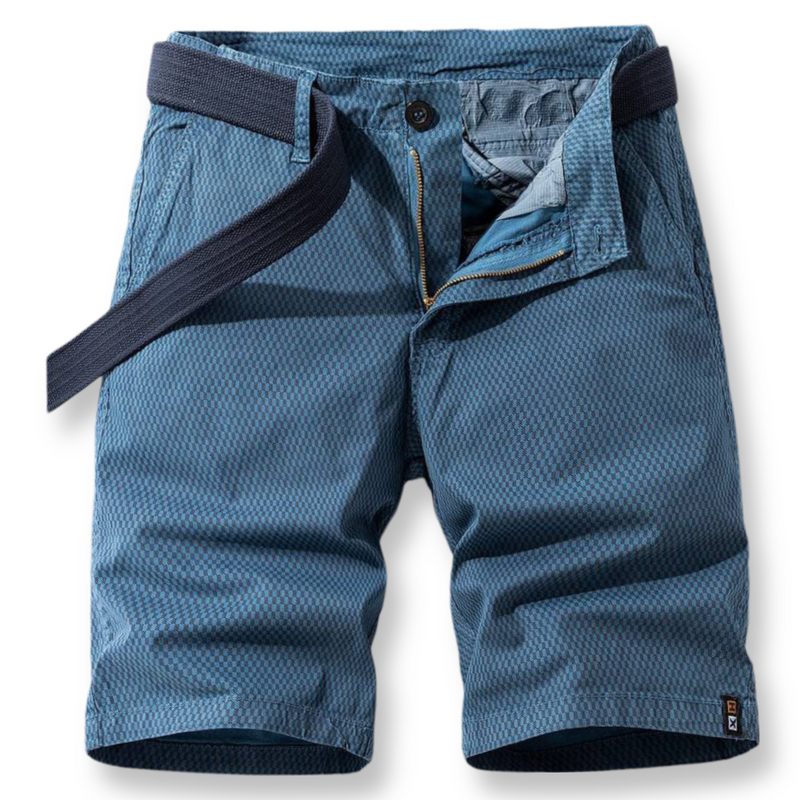 Men's Shorts with Adjustable Waist - ComfyFlex-Dark Blue-S-State of Style