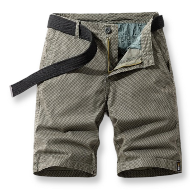 Men's Shorts with Adjustable Waist - ComfyFlex-Grey-S-State of Style