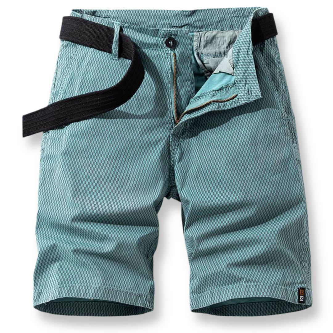 Men's Shorts with Adjustable Waist - ComfyFlex-Light Blue-S-State of Style