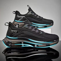 Men's sneakers with air cushion technology – Lorenzo-Black-5-State of Style