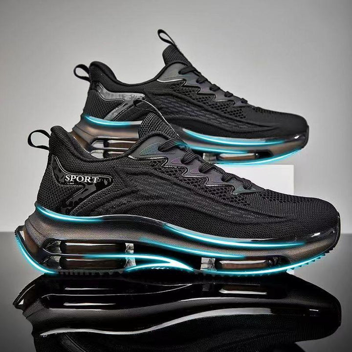 Men's sneakers with air cushion technology – Lorenzo-Black-5-State of Style