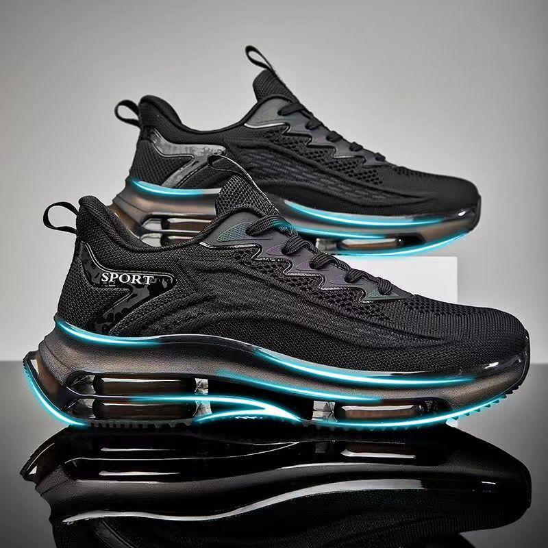Men's sneakers with air cushion technology – Lorenzo-Black-5-State of Style