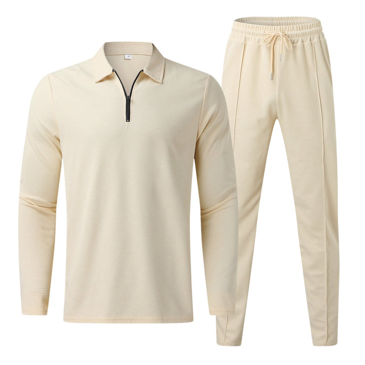 Men's Spring Set of Rayon and Cotton – Milan-Beige-S-State of Style
