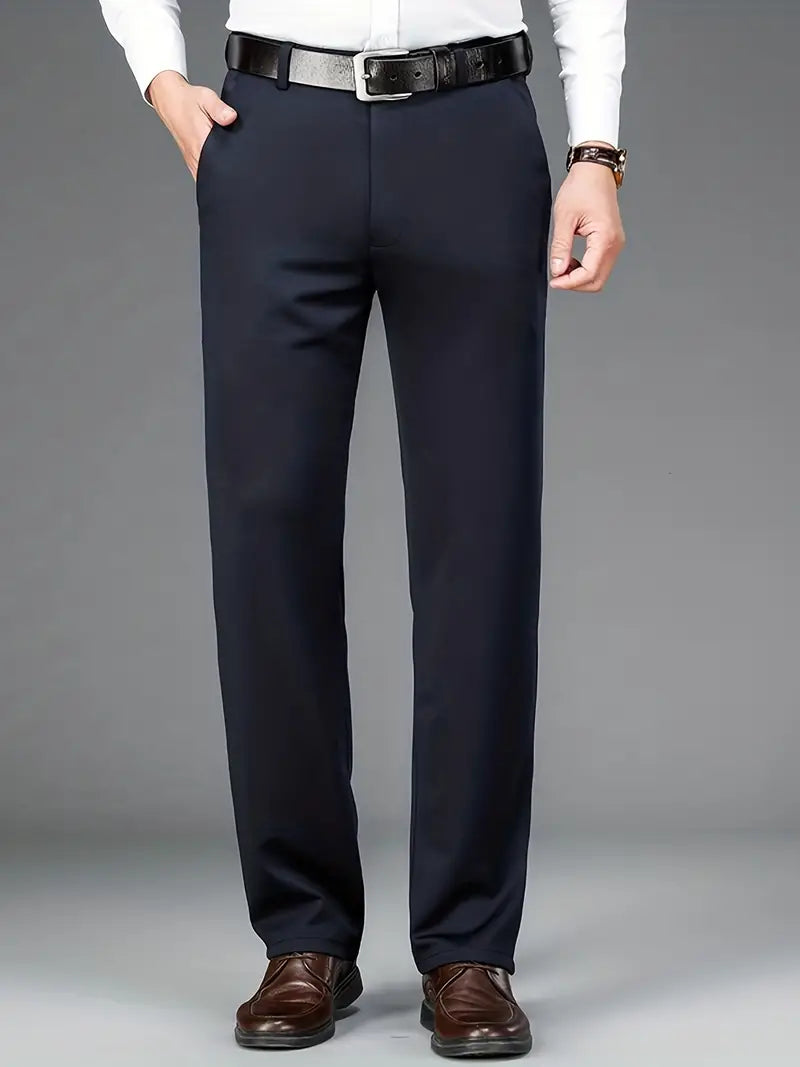 Men's Stretch Trousers - ExecFlex-Royal Blue-XS-State of Style