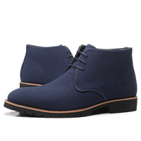 Men's Suede Leather Ankle Boots - Hudson-Blue-6-State of Style