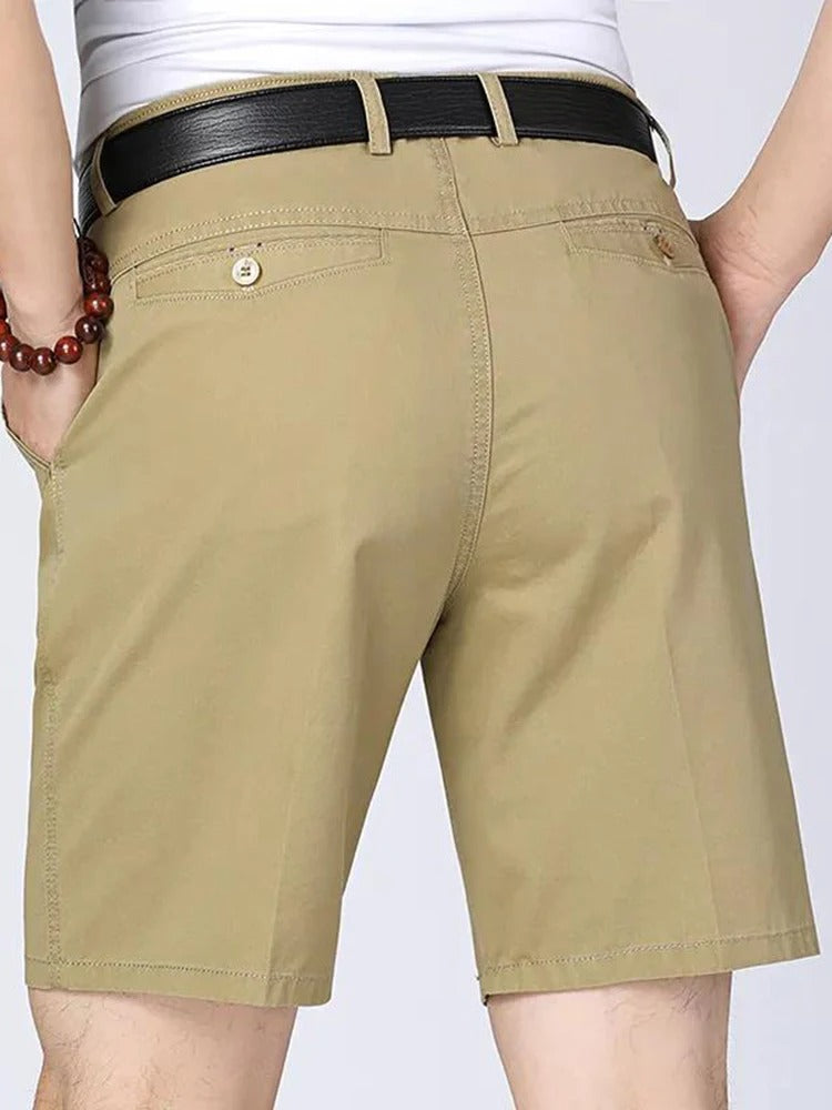 Men’s Summer Chino Shorts – Stylish & Comfortable-Khaki-M-State of Style