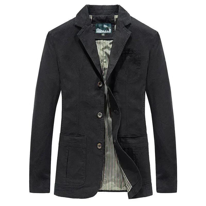 Men's Summer Jacket in Vintage and Military Styles – Viktor-Black-S-State of Style