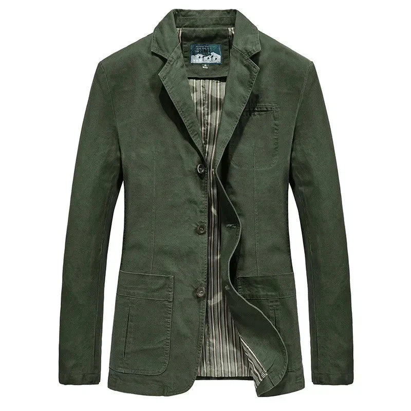 Men's Summer Jacket in Vintage and Military Styles – Viktor-Green-S-State of Style