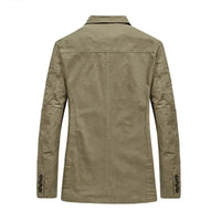 Men's Summer Jacket in Vintage and Military Styles – Viktor-Khaki-S-State of Style