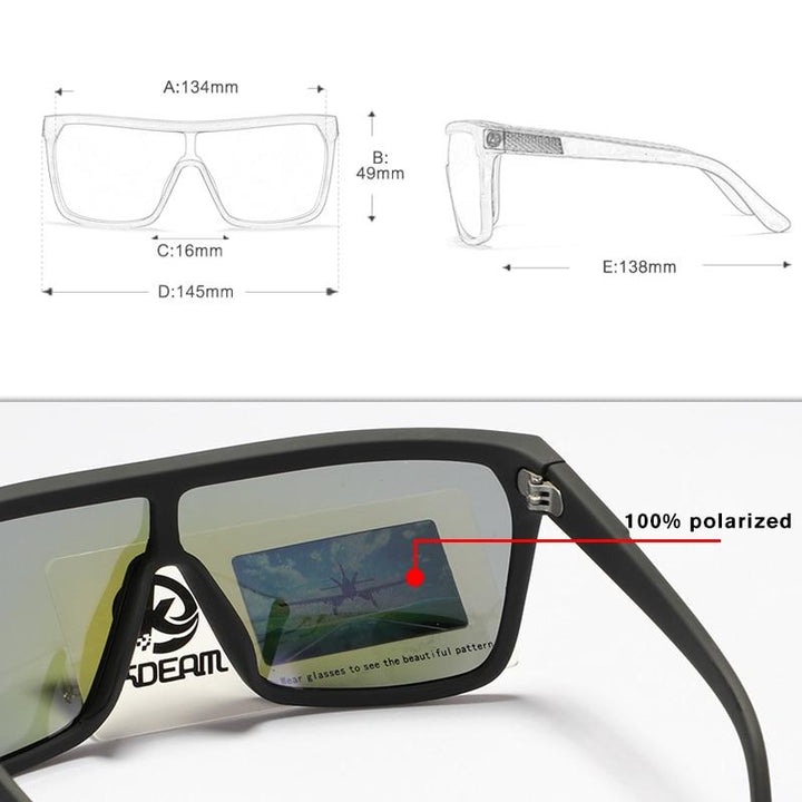 Men's sunglasses with UV protection and flexible frame – Jonas-Blue-State of Style
