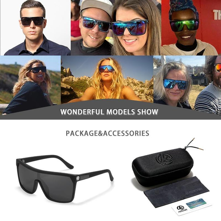 Men's sunglasses with UV protection and flexible frame – Jonas-Blue-State of Style