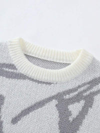 Men's Sweater with Graphic Print - Arvid-Black-S-State of Style