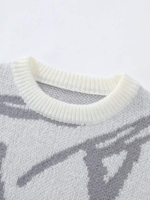 Men's Sweater with Graphic Print - Arvid-Black-S-State of Style