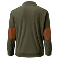 Men's Sweater with Stand-Up Collar - Liam-Apricot-S-State of Style