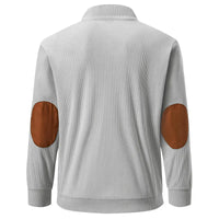 Men's Sweater with Stand-Up Collar - Liam-Apricot-S-State of Style