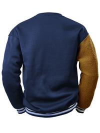 Men's Sweatshirt with Embroidered Cartoon Bear - Jasper-Black-S-State of Style