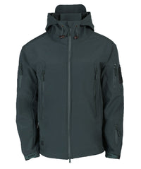 Men's Tactical Waterproof Windproof Softshell Jacket with Hood - Kai-Black-S-State of Style